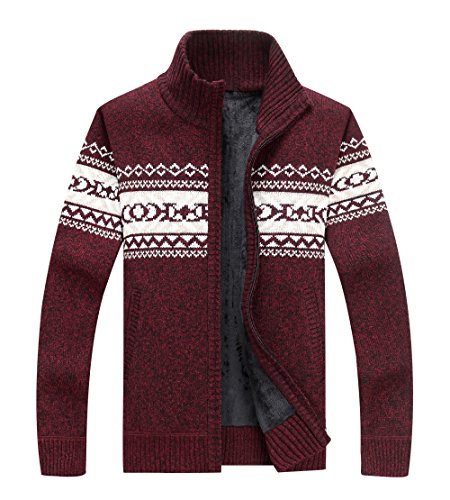 mens thin zip up cardigan