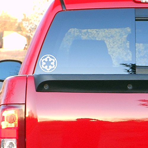 Star Wars Galactic Empire Decal Genuine ViaVinyl brand for Yeti and Rtic tumbler cups, Macbooks and Laptops, iPads and Tablets, iPhones and cell phones, automobile car and truck windows - and more! - Thumbnail 2