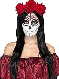 Day of the Dead Rose Headband