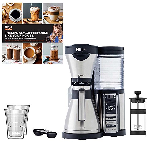 Certified Refurbished - Ninja Coffee Bar w/ Thermal Carafe + Cook Book + 2 Cups (Certified Refurbished)