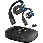 Cleer ARC 3 Gaming Earbuds - True Wireless Open Ear Headphones,Ultra-Low Latency,Snapdragon & Dolby Sound, Bluetooth 5.4, USB-C Dongle,50Hr Battery, Compatible with PS4, PS5, PC, Quest, Switch, Black