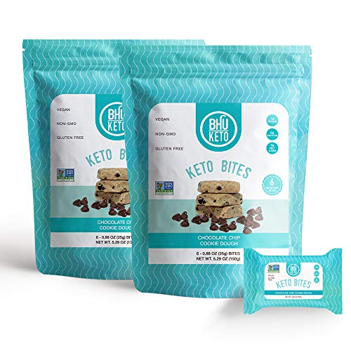 BHU Keto Bites - Chocolate Chip Cookie Dough (2 Bags)
