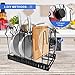 Pots and Pans Organizer Rack 8 Tiers Adjustable Pot Lid Holders, 3 DIY Ways