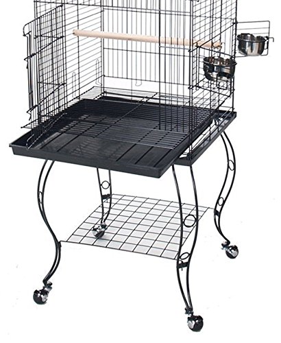 image for Mcage 20-Inch Open and Close Plays Top Parrot Lovebird Cockatiel Cocka