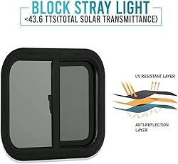 PROFLEX RV Horizontal Sliding Window– 20”W X