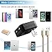USB Wall Charger ,Aonear 2.4A 12W Rapid Dual USB Travel Wall Charger With 6-feet Long iPhone Lightning Cable for iPhone 7/ 7Plus, 6S/ 6S Plus, 6/ 5S/ SE/5C