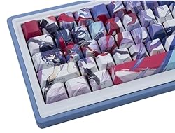 Benemate Honkai Seele Keycaps, 108 + 27 Backlit