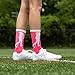 Field Hockey Crew Socks (Pink) one size fits most