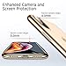 ESR Slim Clear Soft TPU Case for iPhone Xs Max, Soft Flexible Cover Compatible for 6.5 inch Xs Max(2018 Release)(Gold Frame)