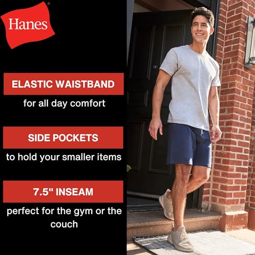 Hanes Men's Jersey Pocket Short