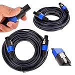 Dekomusic-2Pack-6-ft-Male-Speakon-to-Speakon-Cables-Professional-12-Guage-AWG-Audio-Cord-DJ-Speaker-Cable-Wire-with-Twist-Lock-2-Conductor