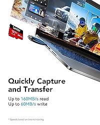 Lexar E-Series Plus 64GB Micro SD Card, microSDXC