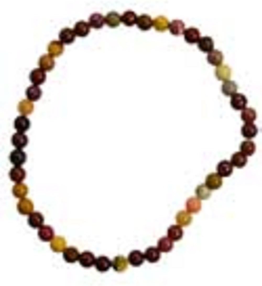 Mookaite Jasper 4mm Beads Stretch Bracelet