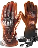 BORLENI Heated Motorcycle Gloves for Men and