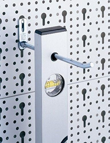 Element System 11414-00002 120 mm Length Round Tool Holder for Peg Board - Galvanised, 12 cm - Image 4