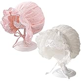 Baby Girl Toddlers Breathable Lacy Bonnet Eyelet Cotton Adjustable Sun Protection Hat