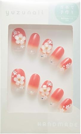 Amazon ゆずネイル ネイルチップ レッド系 桜 梅 花 桜 着物 デート ドレス 成人式 振袖 結婚式 お呼ばれ ゲスト 浴衣 卒業式 袴 F R Cred ゆずネイル ネイルチップ 通販