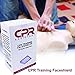 CPR Assistant Latex Free Disposable CPR Face Shields For CPR Training, First Aid Training Supplies on Practice Manikin (2 Pack Bundle for 100pc Total)
