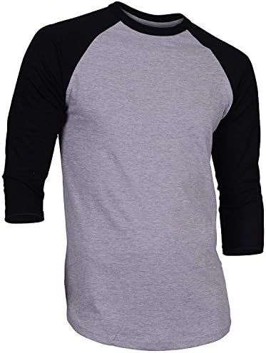 Calace - Men's Casual Slim Fit 3/4 Sleeve Raglan Baseball T Shirt