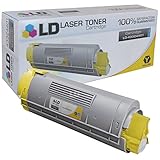 LD Compatible Toner Cartridge Replacement for Okidata 43324401 Type C8 High Yield (Yellow)