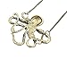 Martine Mall Steampunk Octopus Nautical Pirate Necklace Pendant Charm Jewelry
