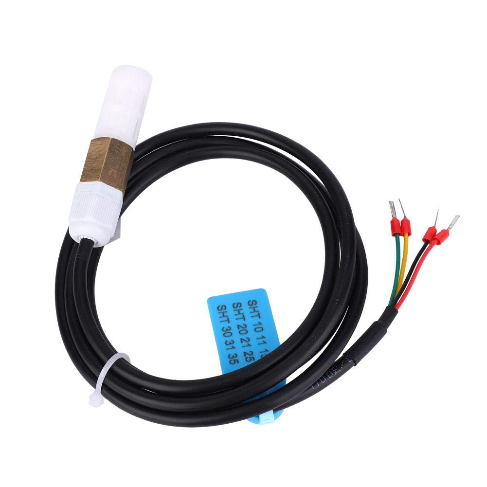 Digital Temperature Humidity Sensor Copper Plastic Housing High Accuracy Low Consumption For Agricultural Greenhouse, Flower Nursery, Computer Room Monitoring, Warehouse (SHT11)