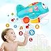 KidPal Toys for Crawling Babies, My First Plane Baby Toy for 1 2+ Year Old Boy & Girl with Music and Light, Moving Toys Encorage to Crawling, Kids Toys for Age 12 16 18M+