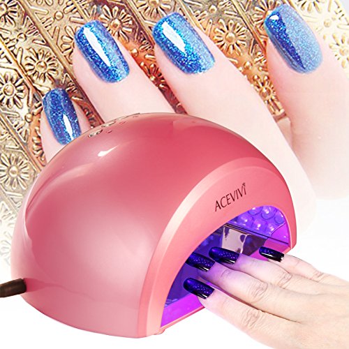ACEVIVI Portable Handy 12w Uv Lamp Light Manicure Nail Dryer for Drying Nail Polish Acrylic Nail Us Plug - Thumbnail 5