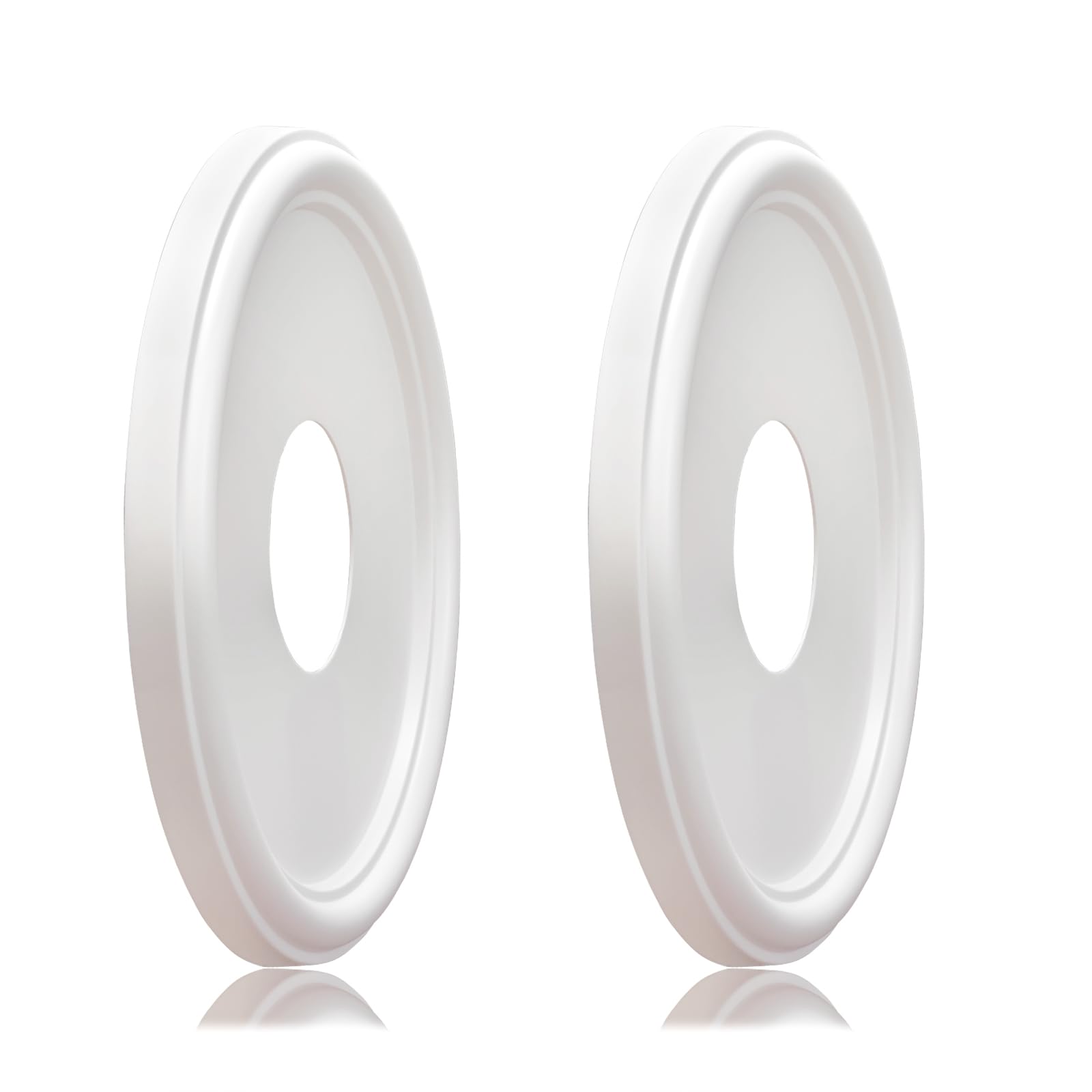 Photo 1 of EIFHYT Molded Nylon Ceiling Medallion for Light Fixtures and Ceiling Fans 13"OD x 4"ID x 1-1/8"P (Fits Canopies up to 10-1/4") White
