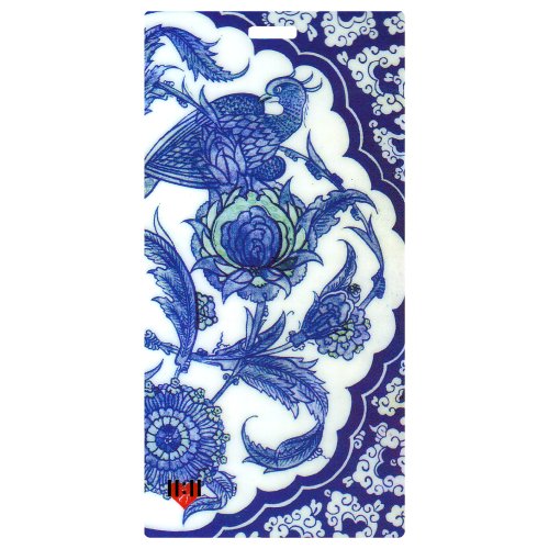 New Luggage Bag Tag Set - 2 pc With Large Vintage Artistic Designs by 11:11