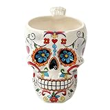 Pacific Giftware Colorful Day of The Dead Skull