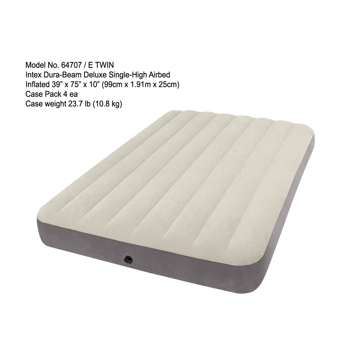 lightweight single airbed