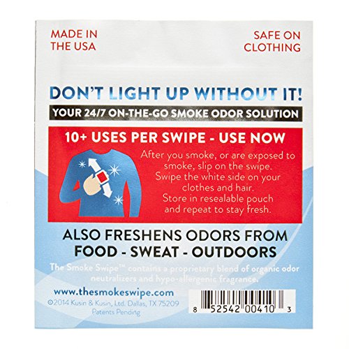 6-PACK: The Smoke Swipe by Reviver (AS SEEN ON SHARK TANK!) Beauty & Personal Care, Personal Care, Deodorants & Antiperspirants, Deodorants