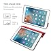 ProCase Smart Case for 10.5” iPad Air 3rd Generation 2019 / iPad Pro 2017, Slim Stand Cover with Translucent Frosted Back for iPad Air 3 -Red