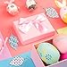 9 PCS Easter Faux Leather Sheets Printed Synthetic Leather Fabric for Making Earrings Hair Bows DIY Crafts