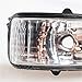 Clidr Right Rearview Mirror Lights for Volvo New S80 S80L S40 S60 C70 C30 Mirror Turn Signal Light Rearview Mirror Light No Bulb (Right)
