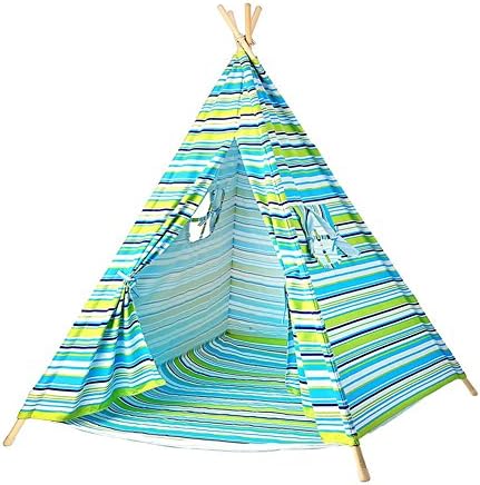 Kids Teepee Tent Indian Play Tent Children's Playhouse for Outdoor and Indoor Play