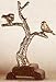 Antique Metal Birds On A Branch Finial