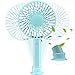 TINMIU Mini Handheld Fan, Small USB Personal Portable Desk Table Fan with Rechargeable Battery for Home, Dormitory, Office, Outdoors and Travel, Blue