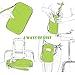 Travel Wallet Passport Holder, Travel Document Organizer Holder Bag for Family Waterproof(RFID Green)