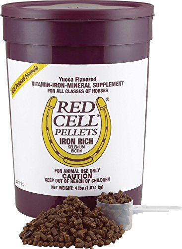 Central Garden & Pet 100506701 Red Cell Horse Vitamin & Mineral Pellets, 4-Lbs. - Quantity 4