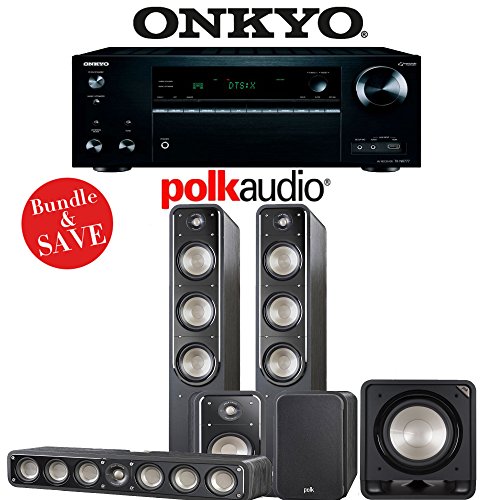Polk-Audio-Signature-S60-51-Ch-Home-Theater-Speaker-System-with-Onkyo-TX-NR777-72-Ch-4K-Network-AV-Receiver