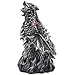 Magical Fire Breathing Dragon Head Incense Burner Holder for Scented Cones in Mythical Statues & Sculptures As Gothic Style Medieval Home Decor for Aromatherapy or Fantasy Gifts