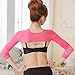 Ausom Womens Long Sleeve Shaper Slimmer Arm Shapers Back Shoulder Support Wrap Correct Posture Corrector Humpback Prevent Shaperwear