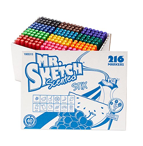 Mr Sketch Scented Stix Markers Fine Tip Assorted Colors