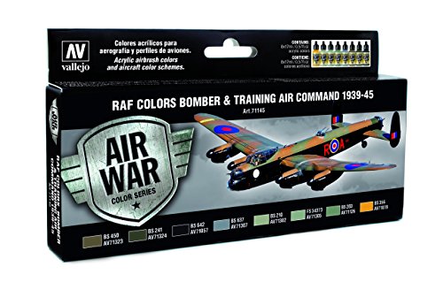 Vallejo RAF Colors Bomber & Training Command 1939-45 Model Paint Kit