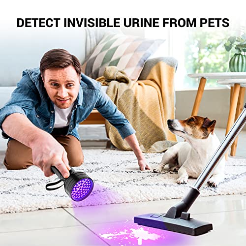 MIU COLOR UV Flashlight, 51 LEDs, Dogs Urine Detector, UV Black Light