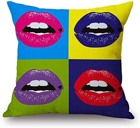 Spbridal Pop Art Throw Pillow Case Decorative Cushion Cover (C)