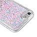 iPhone 7 Case, iPhone 7 Liquid Case, iPhone 8 Case, VEGO Glitter Sparkle Bling Flowing Floating Case Cover Fashion Creative Design for Girls for Apple iPhone 7 (2016) / iPhone 8 (2017) (BluePink)