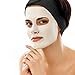 eBoot Spa Make up Headband Terry Cloth Headband Stretch Yoga Sport Headband Shower Headband, 3 Pieces (Black)